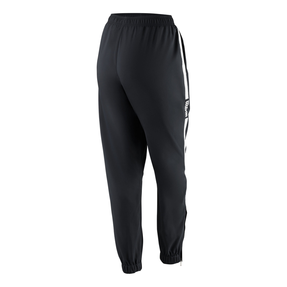 Женские теннисные брюки Wilson Team II Woven Training Pants Women - Black, White