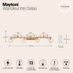Бра Maytoni DALLAS MOD547WL-13G