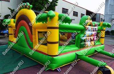 Коммерческий надувной батут "Сафари-экскурсия" 5*5*2,8 м