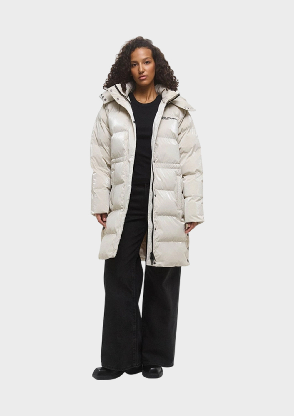 Куртка KARL LAGERFELD JEANS Long Pearlized Puffer