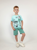 01-85-9 Комплект для мальчика (фуфайка+шорты)