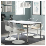 Кресло вращающееся - BALTSAR IKEA/ БАЛТСАР ИКЕА, 45х58 см, белый