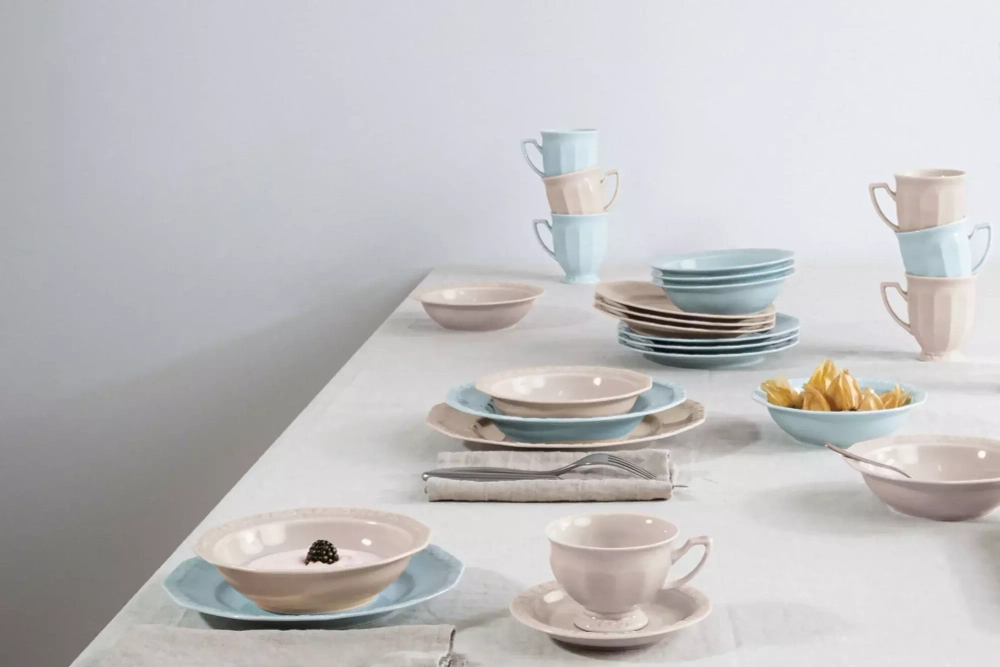 Rosenthal - Кофейный сервиз Maria Pale Mint на 2 персоны / артикул   1043040716714742 + 1043040716714741 + 1043040716710221   / GTIN