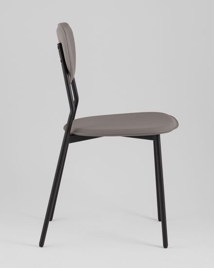 Стул обеденный Minnie серая экокожа