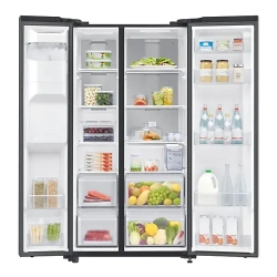 Холодильник Samsung RS64R5331B4/WT черный