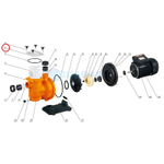 Крышка префильтра насоса Glong FCP-370S/550S/750S (FCP370S-03)