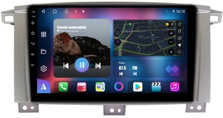 Магнитола для Toyota Land Cruiser 105 1998-2007 - FarCar BM457/1234M на Android 13, QLED, TS10, 4Гб+32Гб, CarPlay, 4G SIM-слот