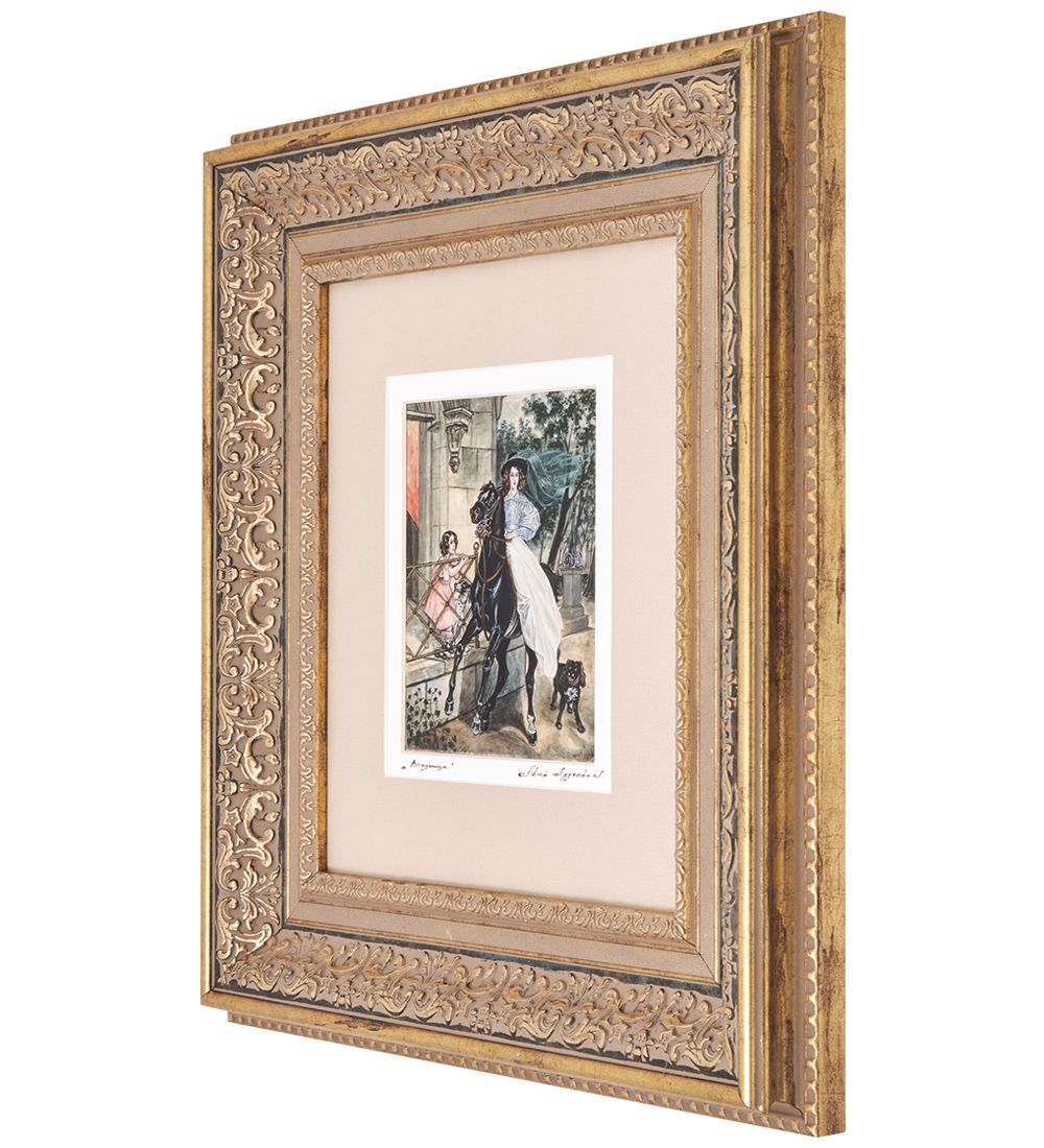 Народные промыслы ШК-55/234 Панно «Всадница»