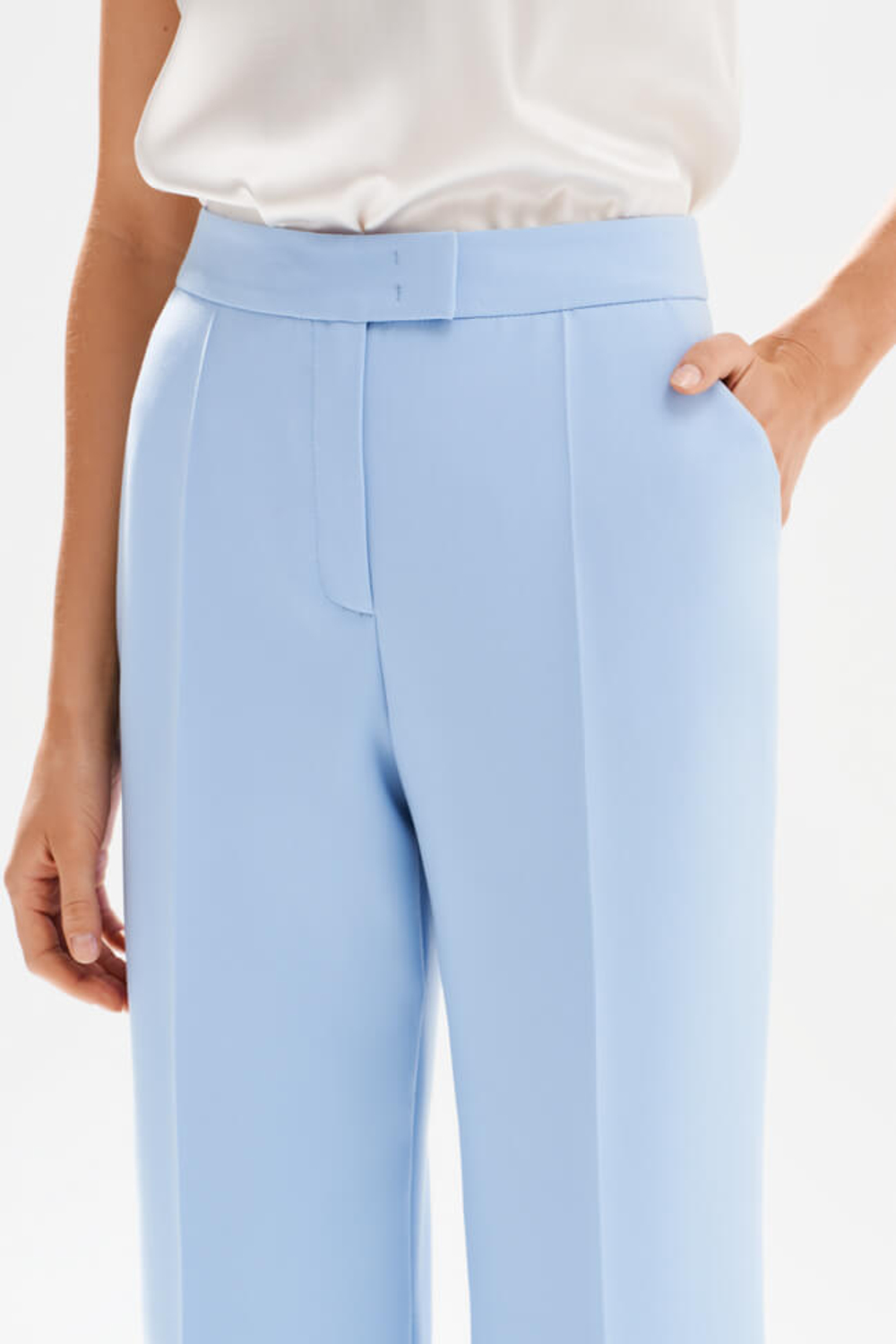31242 Брюки женские (голубой)