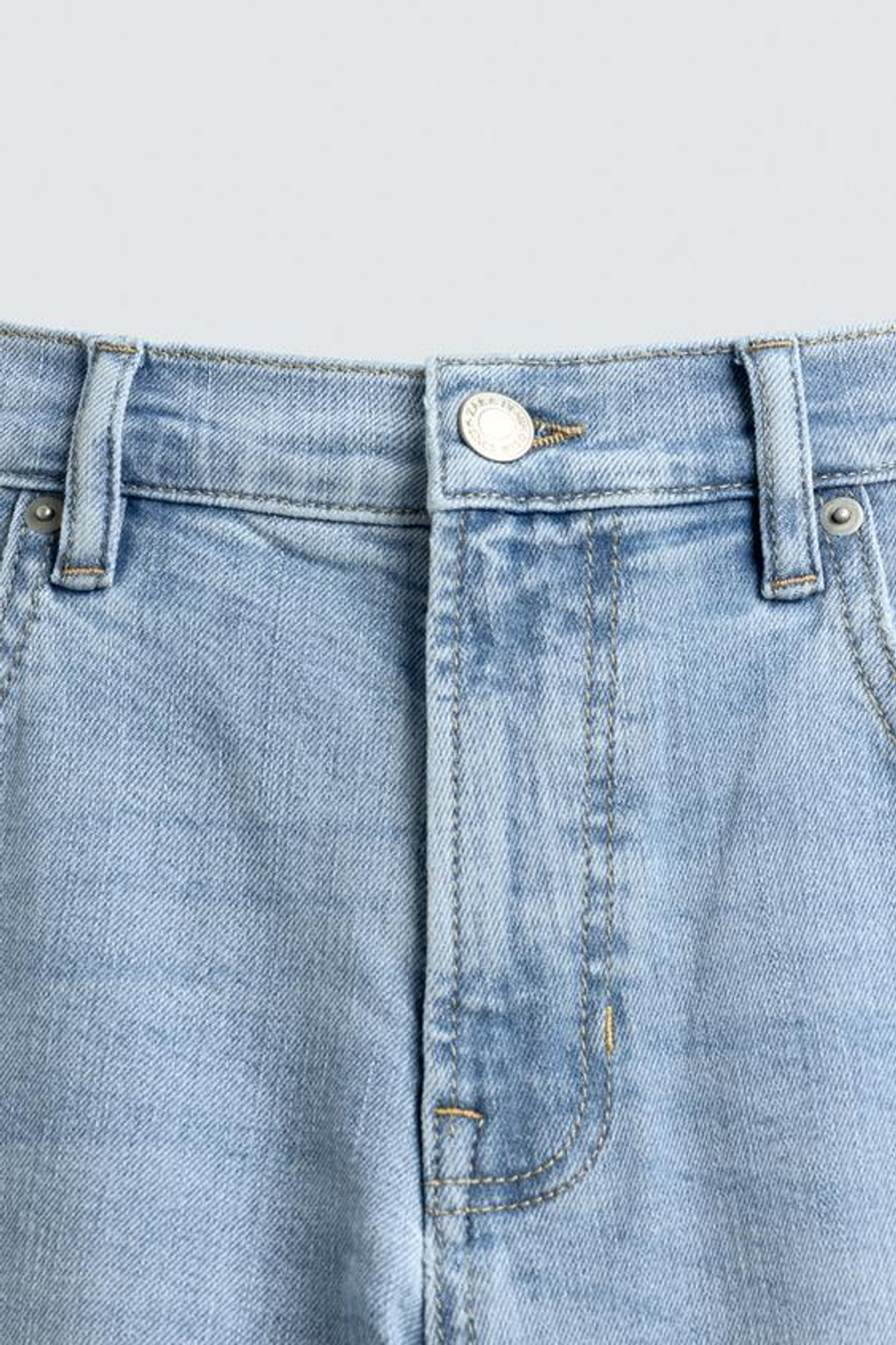 ZARA ДЖИНСЫ SLIM FIT БАЗОВЫЕ, ГОЛУБОЙ