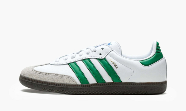 Adidas Samba OG "Footwear White Green"