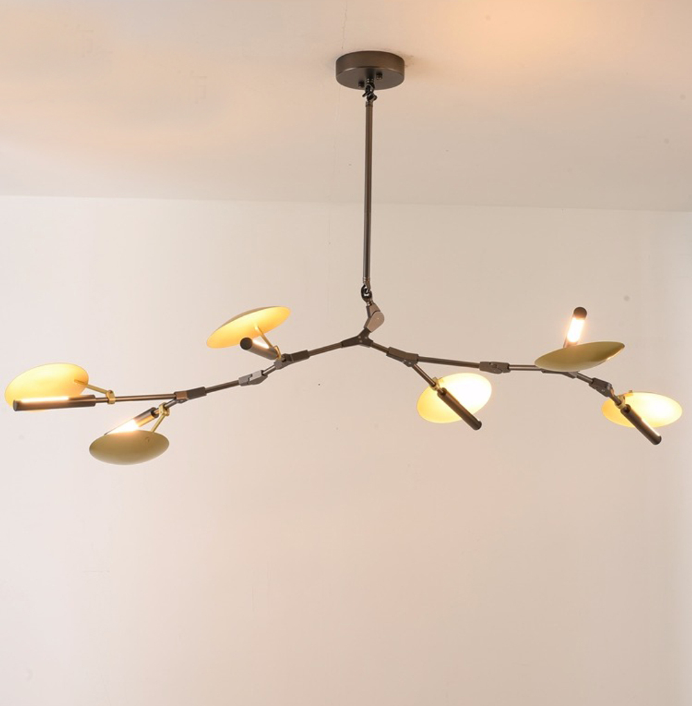 Ceiling design lamp  Branching Disc 6-LIGHT BD.06.02 by Lindsey Adelman
