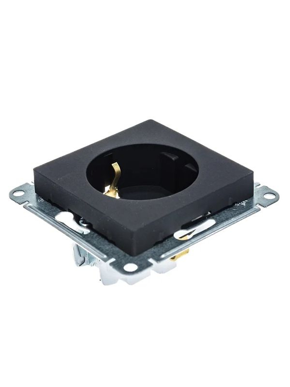 Розетка 1-м СП AtlasDesign 16А IP20 с заземл. механизм карбон SE ATN001043 9шт