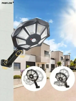 PKBFLOW Уличный светильник на солнечной батарее с датчиком движения настенный, LED, количество ламп:168шт