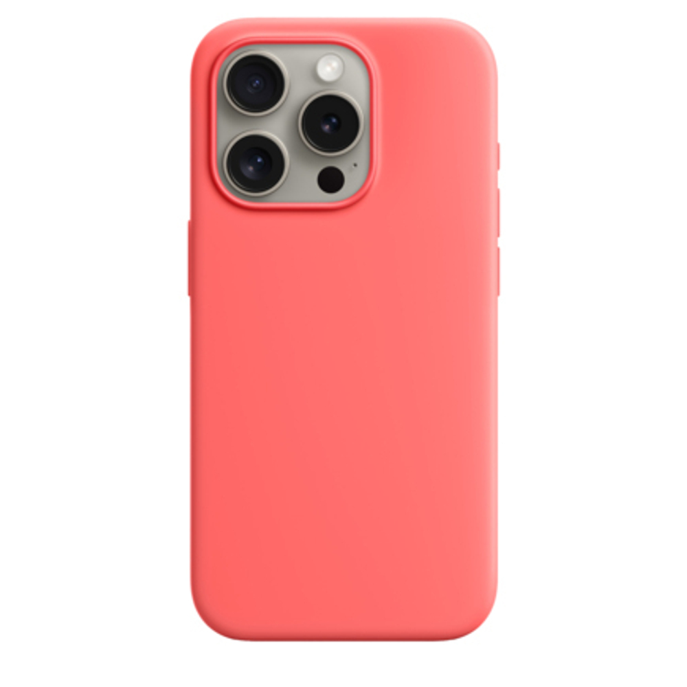 Силиконовый чехол с поддержкой MagSafe Apple Silicone Case для iPhone 15 Pro