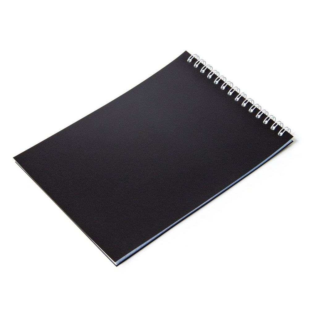 Блокнот А5, гребень, Alingar, обложка пластик, ассорти, 48 л., клетка