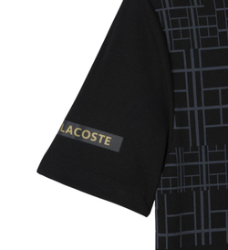 Мужское теннисное поло Lacoste Tennis x Novak Djokovic - black