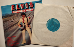 Винтажная виниловая пластинка LP Elvis Presley Separate Ways (UK 1973)