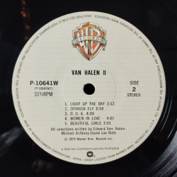 Винтажная виниловая пластинка LP Van Halen II (Japan 1979) (No Obi) Spanish Fly