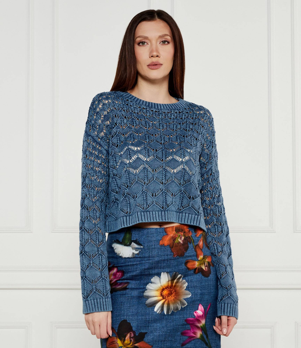 Свитер REINE Desigual - голубой(25SWJF15)