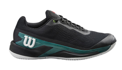 Теннисные кроссовки Wilson Rush Pro 4.0 Blade - black/black/deep teal - Black Бирюзовый