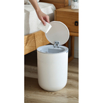 Ведро для мусора сенсорное, круг, Foodatlas JAH-6011, 8 л (белый)