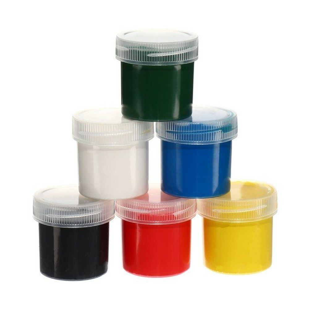 Гуашь художественная СПЕКТР "Радуга", 6 цветов по 40 мл, 91С-201