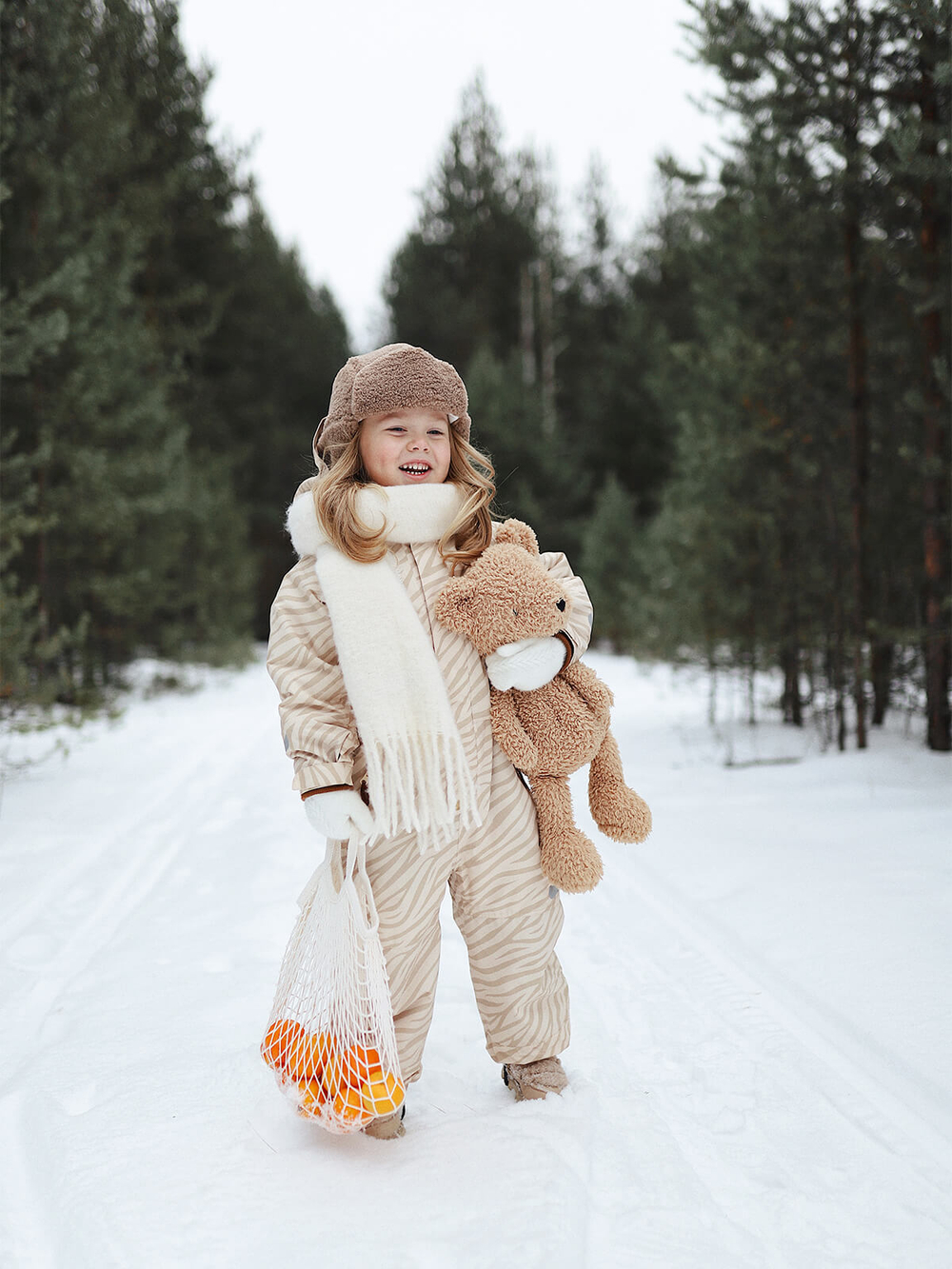 Комбинезон мембранный Mjölk Зебра, утеплитель 200гр/м2