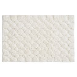 Коврик для ванной Bubbles белого цвета из коллекции Essential, 50х80 см