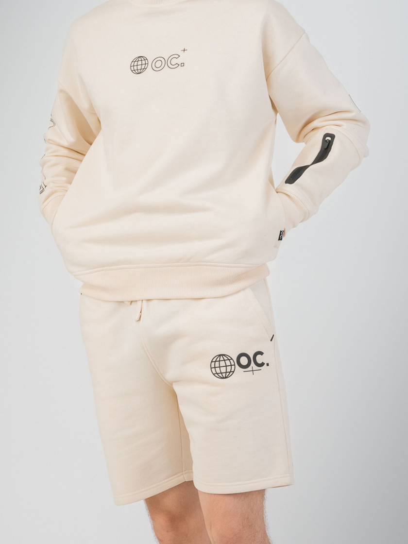 Шорты мужские ORIGINAL CREATOR GLOBE SHORTS, Молочный