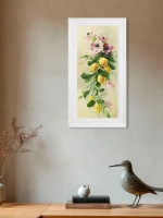 Картина на стену интерьерная на холсте в раме 21*40 см