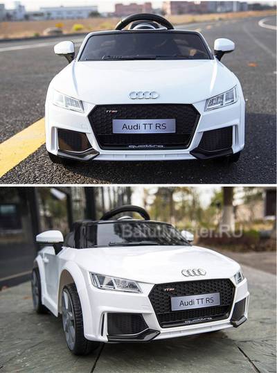 Детский электромобиль "AUDI TTRS" 12V, белый