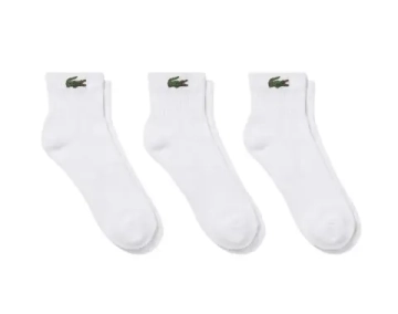 Теннисные носки Lacoste Low 3P - white