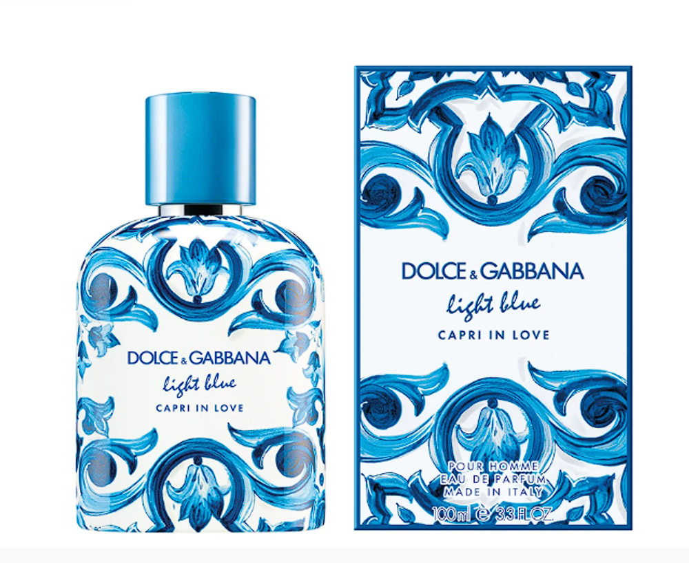 Light Blue Capri In Love Pour Homme Eau de Parfum Dolce&Gabbana 100 ml (duty free парфюмерия)