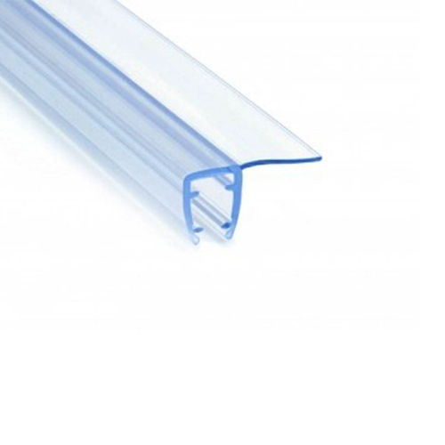 Уплотнитель для душевой кабины F-образный, на стекло 10 мм, 2.2 метра