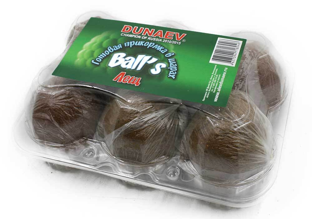 Прикормка "DUNAEV BALL'S" 0,75кг Лещ