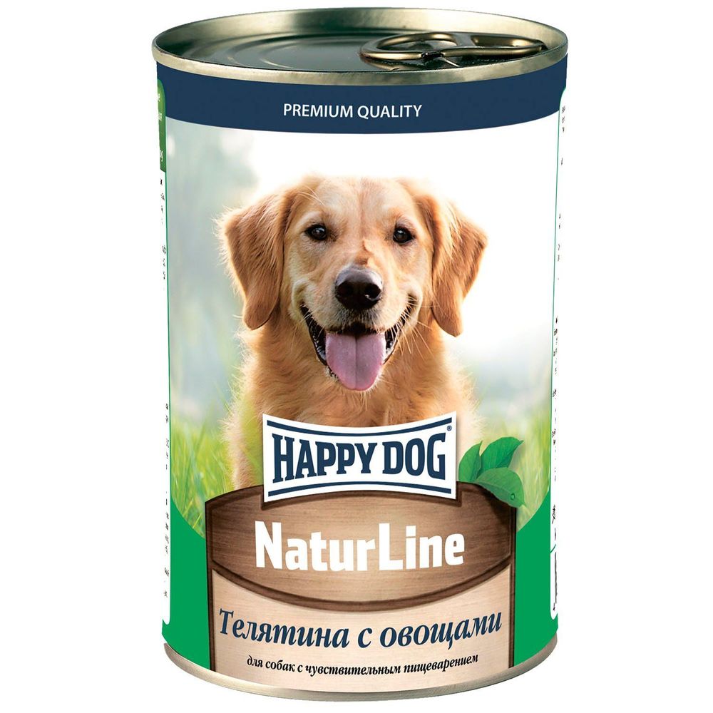 Консервы Happy Dog Natur Line телятина с овощами 410 г