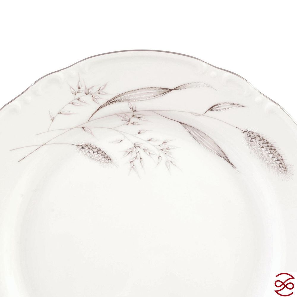 Столовый сервиз на 6 персон Thun Констанция Серебряные колосья 27 предметов