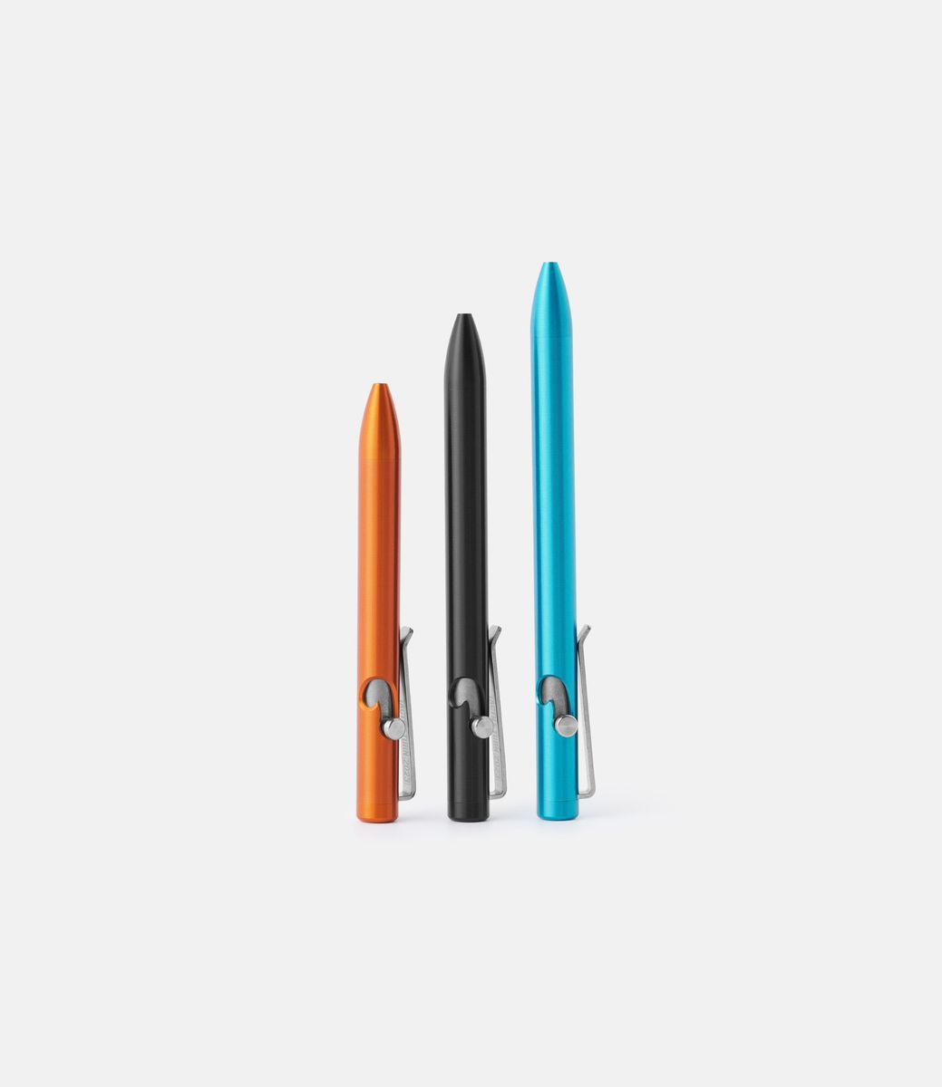 Tactile Turn Aluminum Bolt Action Pen Orange — ручка из алюминия