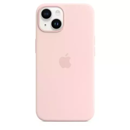 Чехол силиконовый для IPhone 14 Plus Chalk Pink (MM2J5FE/A)