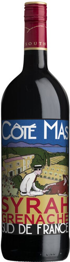 Вино Cote Mas Syrah Grenache Pays d&#39;Oc IGP, 0,75 л.
