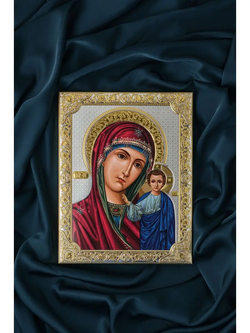 Спаситель Казанская БМ пара, домашний иконостас 160х210 2 шт.