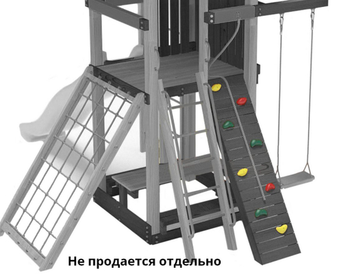 Зацепы для скалодрома пластик с крепежом (комплект 5 шт.)