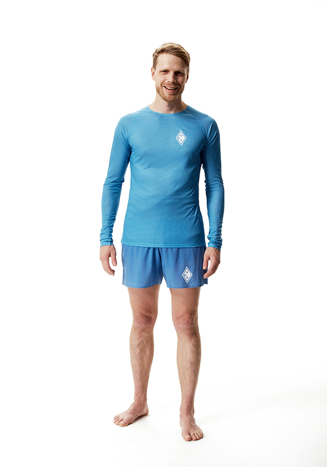 ЛОНГСЛИВ МУЖСКОЙ UGS LONG SLEEVES TEE | CYAN