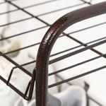 Полка для обуви, мет-л, 2 секц, 66х28х44 см, медный антик, Nika, ЭТ3/А