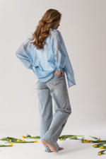 Рубашка со стразами