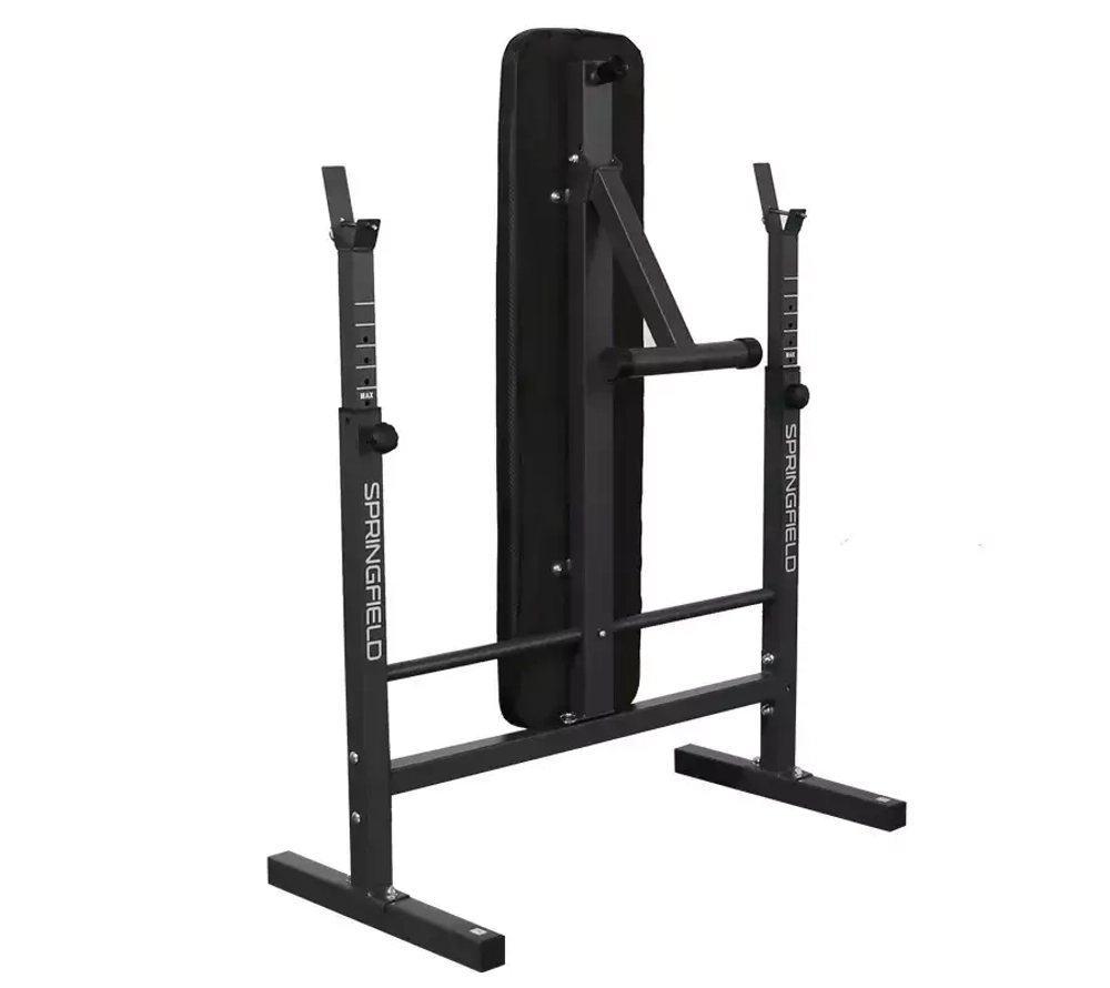 СКАМЬЯ ДЛЯ ЖИМА СО СТОЙКАМИ ДОМАШНЯЯ OXYGEN FITNESS SPRINGFIELD