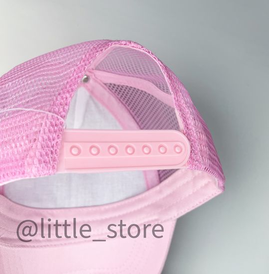 Кепка текстильная с нашивкой, Розовая