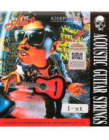 1-ая струна для акустической гитары 011 Alice A306-SL-1