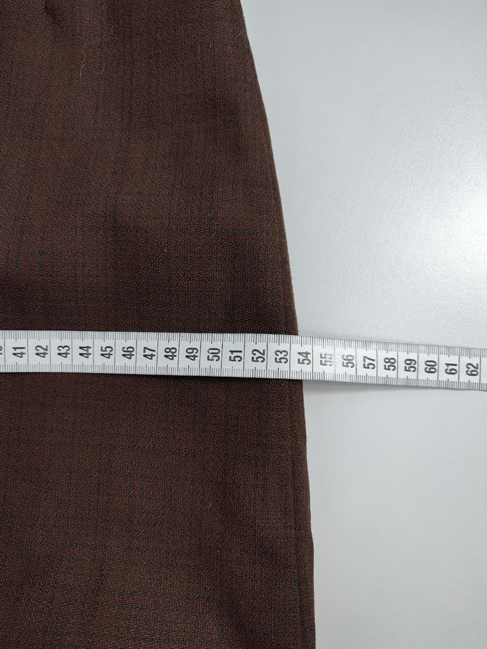 Юбка темно-коричневая 48 размер